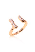 Ring with cubic Zirconia Gold - фото 122532