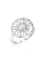 The Sun Ring Rhodium - фото 122549