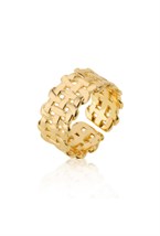 Ring with Weaving Gold - фото 122564