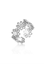 Silver ring with a Daisy symbol - фото 122565