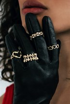 Ring with a large heart Gold - фото 122585