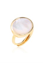 Mother of Pearls Ring Gold - фото 122686