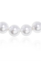 Necklace made of artificial grey pearls - фото 122724