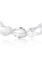 Double-row necklace with Rock crystal - фото 122754