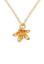 Necklace with Clematis Flower - фото 122792