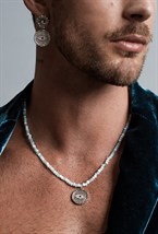 Blue Agate necklace - фото 122820