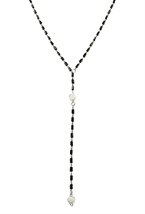 Blue Sugar Beads Necklace - фото 122835