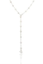 Rosary Necklace Black Agate - фото 122838