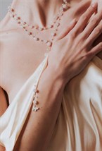 Rosary Necklace Black Agate - фото 122840