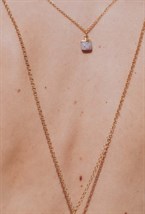 Necklace with Large Citrine Gem - фото 122846