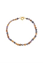 Hematite Necklace Rhodium - фото 122853