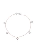 Teddy Cubic Zirconia Pedant Necklace Gold - фото 122894