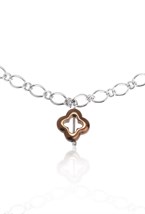 Mother of Pearls Heart Charms Necklace - фото 122898