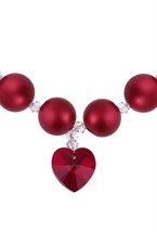 Pink Swarovski Necklace and Swarovski Pink Crystal - фото 122907