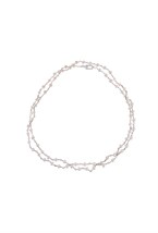 Light Green Mother of Pearls Necklace - фото 122921