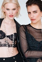 Light Green Mother of Pearls Necklace - фото 122922