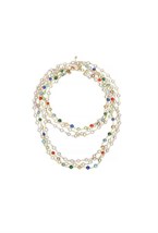 Lilly Gold Red Necklace - фото 122991