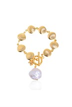 Bracelet with a Wolf pendant - фото 123017