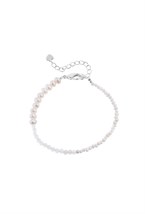Pearl and Black Agate Bracelet - фото 123040
