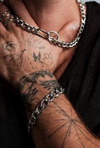 Bracelet with malachite - фото 123114