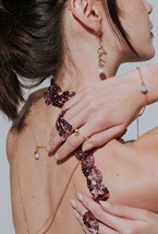 Bracelet Pink Quartz and Pearls - фото 123137