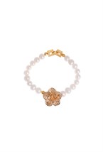 Pearls Camelia Silver Bracelet - фото 123149