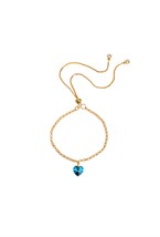 Large Heart Gold Bracelet - фото 123159