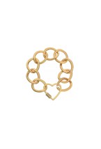 Hearts Gold Red Bracelet - фото 123180