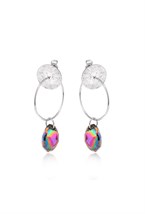 Earrings with a Star pendant Gold - фото 123190