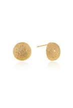 Stud earrings with a sugar effect Rhodium - фото 123225