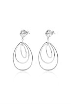 Stud earrings in the shape of a heart - фото 123229