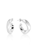 Earrings with a mirror effect - фото 123235