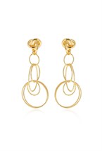 Square stud earrings - фото 123238