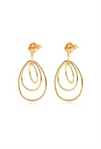 Earrings with an English lock - фото 123244