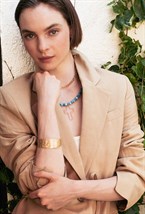 Earrings in the form of a volumetric drop - фото 123252