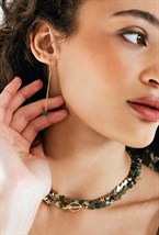 Long earrings - фото 123269