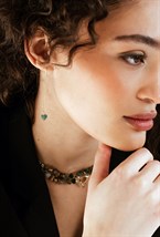 Long earrings - фото 123270