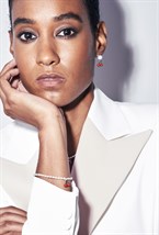 Earrings with a Lucky Clover - фото 123299