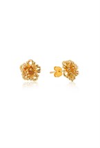 Asymmetric-earrings with a Cross pendant - фото 123309