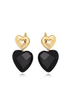 Earrings-with a Flower symbol Gold - фото 123325