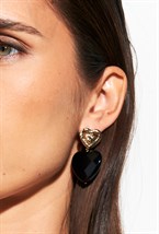 Earrings-with a Flower symbol Gold - фото 123327