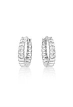 Earrings with a Black agate Heart - фото 123328