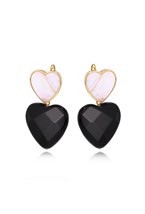 Earrings with Strawberry pendants Gold - фото 123338