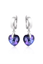 Graphic earrings with square pendants - фото 123357