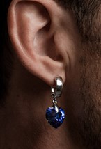 Graphic earrings with square pendants - фото 123359