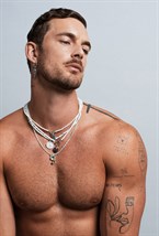 Drop Earrings with Colored Pendants Gold - фото 123373