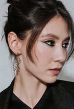 Spiral Earrings Rhodium Plating - фото 123416