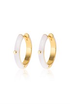 Hoops Mother of Pearl Gold - фото 123443