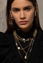 Sugar Effect Hoops Earrings - фото 123451