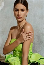 Multicharms Gold Earrings - фото 123463